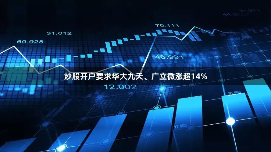 炒股开户要求华大九天、广立微涨超14%